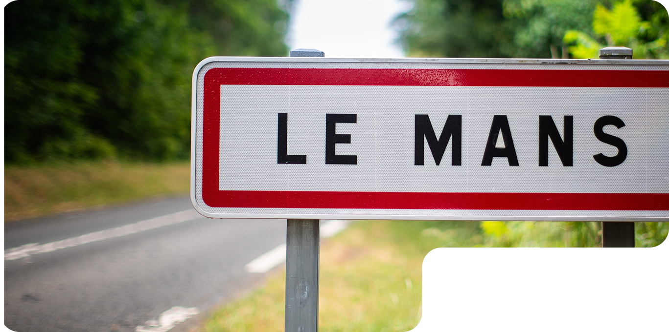 Racing cars on track